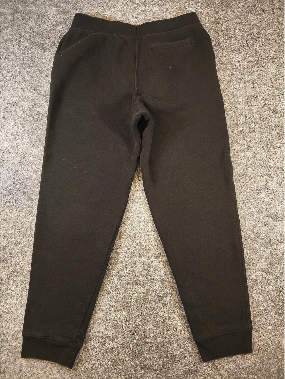 Polo Ralph Lauren Boys Large 14-16 Black Fleece Jogger Sweatpants Red Pony Logo